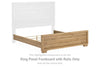 Galliden King Panel Footboard with Rails