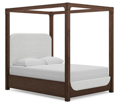 Breckington Queen Upholstered Canopy Bed