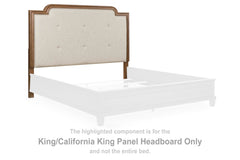 Jorlaina King/California King Upholstered Panel Headboard
