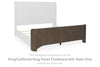 Neo King/California King Panel Footboard with Slats