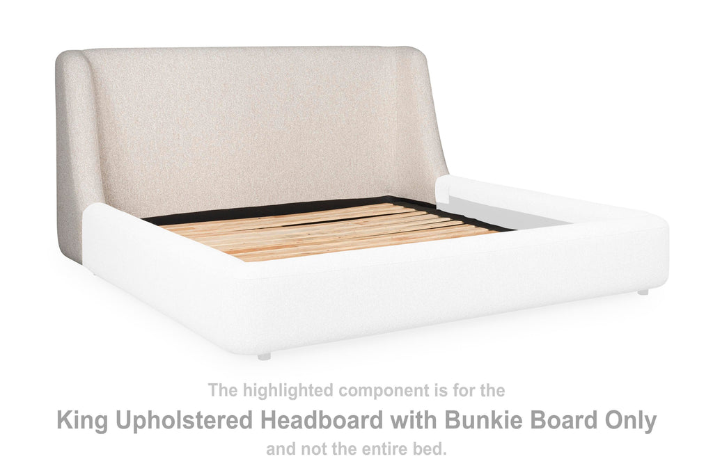 Neo King Upholstered Headboard with Bunkie Board