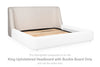 Neo King Upholstered Headboard with Bunkie Board