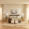 Bracken California King Upholstered Panel Bed