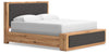 Bracken California King Upholstered Panel Bed
