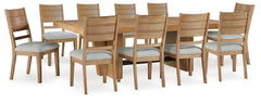 Kristiland Dining Table and 10 Chairs