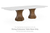Jorlaina Dining Extension Table Base