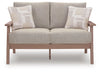 Cliffs Beach Outdoor Loveseat with Cushion