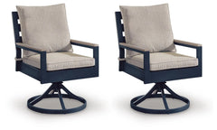 Mabry Shores Outdoor Swivel Chair with Cushion (Set of 2)