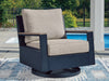 Mabry Shores Outdoor Swivel Glider Chair with Cushion