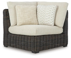 Kimora Outdoor Corner Chair with Cushion