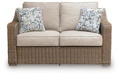 Revare Beach Outdoor Loveseat with Cushion