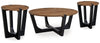 Hanneforth Coffee Table and 2 End Tables
