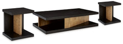 Kocomore Coffee Table and 2 Chairside End Tables