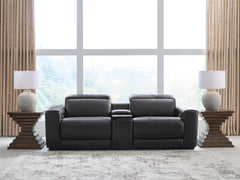 Rally-Up 3-Piece Power Reclining Sectional Loveseat with Console