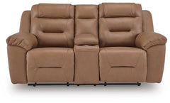 Beaman Peak Reclining Loveseat with Console