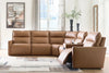Arrington 6-Piece Power Reclining Sectional with Audio Console