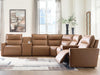 Arrington 7-Piece Power Reclining Sectional with Audio Console