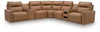 Arrington 7-Piece Power Reclining Sectional with Audio Console