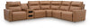 Arrington 6-Piece Power Reclining Sectional with Audio Console