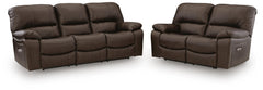 Leesworth Power Reclining Sofa and Loveseat