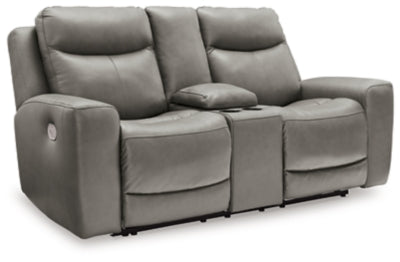 Mindanao Power Reclining Loveseat with Console