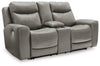 Mindanao Power Reclining Loveseat with Console