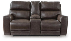 Beadel Power Reclining Loveseat with Console