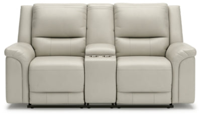 Trasimeno Power Reclining Loveseat with Console