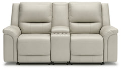 Trasimeno Power Reclining Loveseat with Console